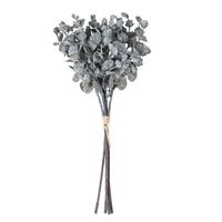 Vickerman 14" Artificial Green Eucalyptus Bundle (3 Pack)