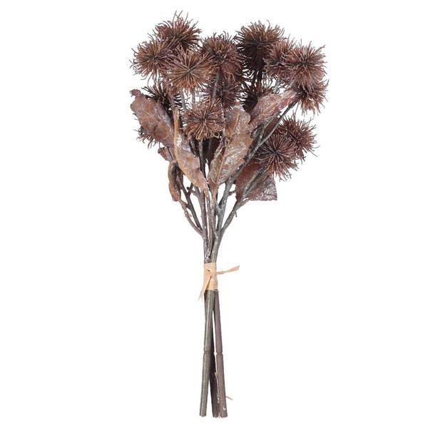 15" Artificial Burgundy Flower Bundle (2 Pack)