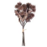 Vickerman 15" Artificial Burgundy Flower Bundle (2 Pack)