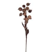 Vickerman 18" Artificial Rust Dried Fruit (3 Pack)