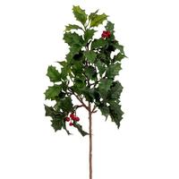 Vickerman 19" Artificial Green Holly (2 pack)