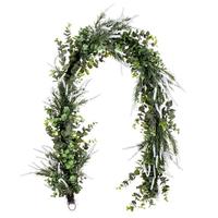 View 72" Artificial Green Rosemary & Eucalyptus Unlit