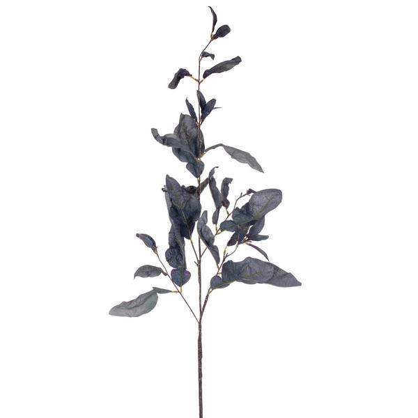 44.5" Artificial Blue Dried Pomelo Leaves Spray (2 Pack)