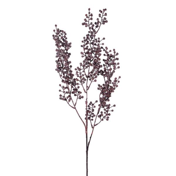 25" Artificial Brown Dry Wild Berry Spray (2 Pack)