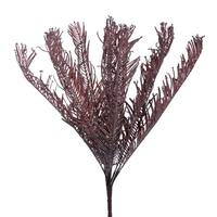 Vickerman 21" Brown Dry Sago Palm Bush
