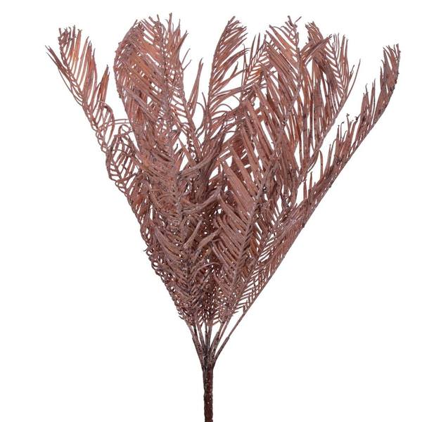 21" Light Brown Dry Palm Cycas Bush