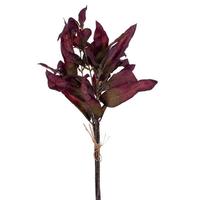 View 20" Artificial Plum Dried Leaves (2 Pack)