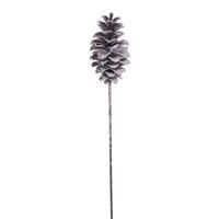 Vickerman 31" Artificial Grand Glitter Artificial Snow Pinecone (2 pack)