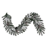 Vickerman 6' x 14" Artificial Frosted Berry Mixed Pine Cone Garland