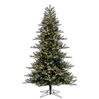 Vickerman 6.5' x 52" Artificial Frosted Danbury Fir 550 Dura-Lit® Warm White LED Lights