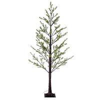 Vickerman 7' LED Warm White Artificial Green Mini Pine 