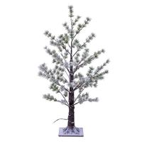 Vickerman 3' LED Warm White Artificial Frosted Green Mini Pine 