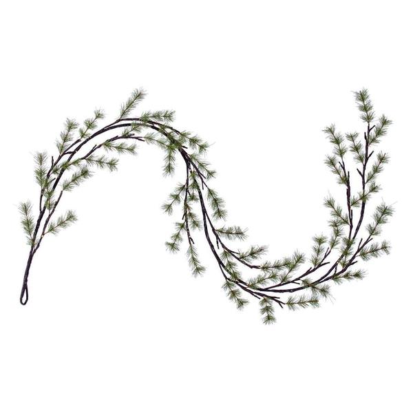6' LED Warm White Battery Operated Artificial Green Mini Pine Tree