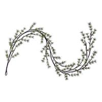Vickerman 6' LED Warm White Battery Operated Artificial Green Mini Pine Tree