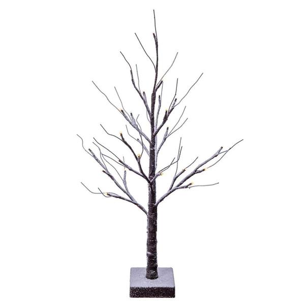 2' LED Warm White Battery Operated Artificial Brown Twig Tree