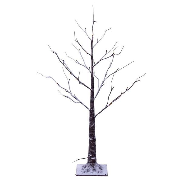 3' LED Warm White Artificial Brown Twig Tree