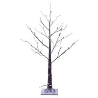 Vickerman 3' LED Warm White Artificial Brown Twig Tree
