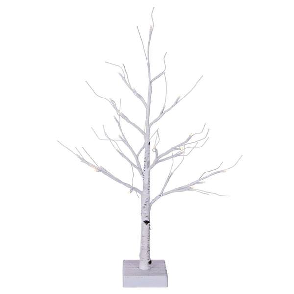 2' LED Warm White Battery Operated Artificial Birch Twig Tree
