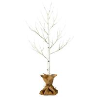 View 4' LED Warm White Artificial Birch Twig Tree