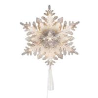 Vickerman 10 Light 11.5" Motion LED Snowflake Tree Topper