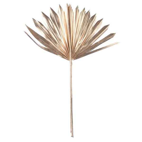13.75-19.5" Metallic Gold Palm Spear (12 Pack)