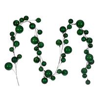 Vickerman 10' Green Pearl Branch Ball Wire Garland