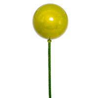 Vickerman 3" x 18" Lime Pearl Ball UV Coated Stick (12 Pack)