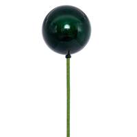 Vickerman 3" x 18" Midnight Green Pearl Ball UV Coated Stick (12 Pack)
