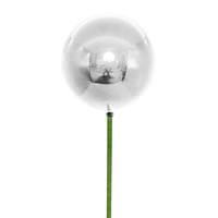 Vickerman 4" x 18" White Pearl Ball UV Coated Stick (6 Pack)