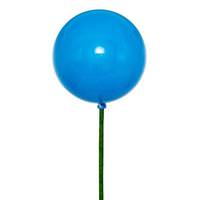 Vickerman 3" x 18" Turquoise Pearl Ball UV Coated Stick (12 Pack)