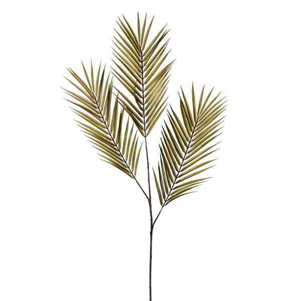 40" Artificial Green Butterfly Palm Spray (3 Pack)