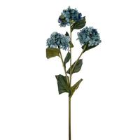 Vickerman 33" Artificial Sea Blue Hydrangea Three Flower Heads Spray (2 Pack)