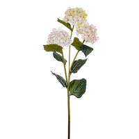 Vickerman 33" Artificial White Hydrangea Three Flower Heads Spray (2 Pack)