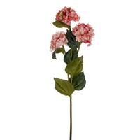 Vickerman 33" Artificial Salmon Hydrangea Three Flower Heads Spray (2 Pack)
