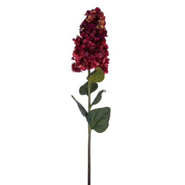 35.5" Artificial Burgundy Cone Hydrangea Spray (2 Pack)