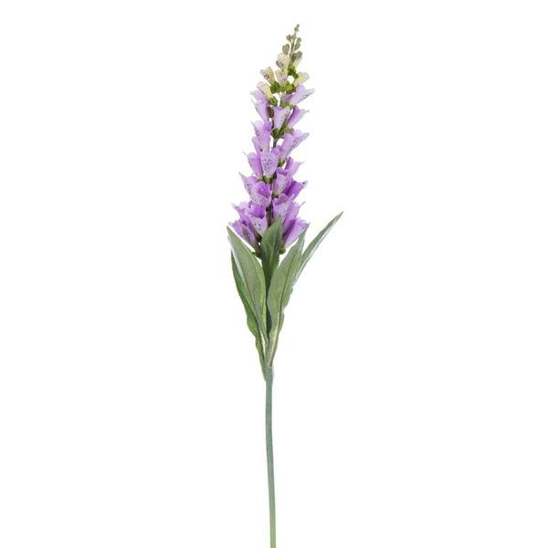 36" Artificial Lavender Foxglove Stem