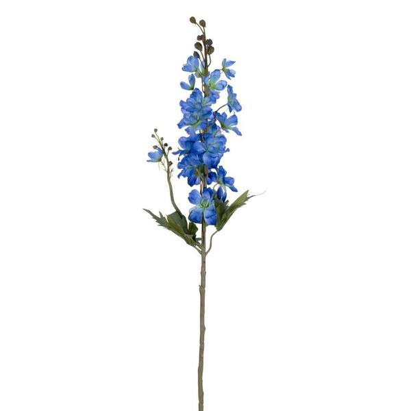 33" Artificial Blue Larkspur Spray (3 Pack)