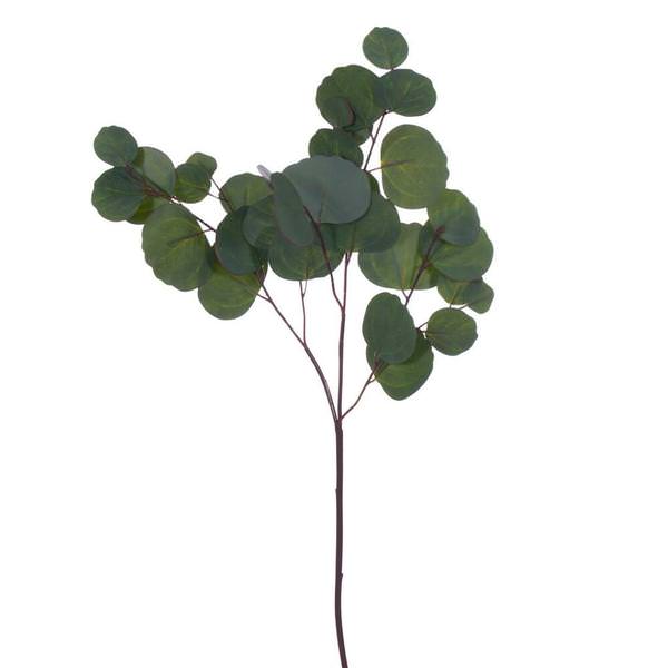 28" Artificial Green Silver Dollar Populus Eucalyptus Spray (2 Pack)