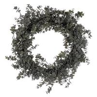 Vickerman 22" Artificial Green/Gray Eucalyptus Wreath