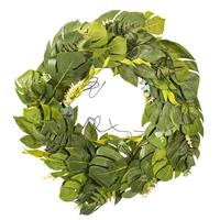 Vickerman 32" Mixed Jungle Foliage Wreath