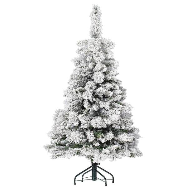 4.5' x 30" Artificial Frosted Scotch Pine 368 Tips Unlit