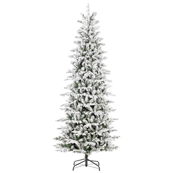 9' x 48" Artificial Frosted Wistler Spruce 3310 Tips Unlit Tree 