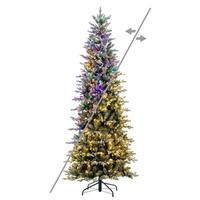 Vickerman 7.5' x 39" Artificial Frosted Wistler Spruce Tree 500 Color Changing LED Lights