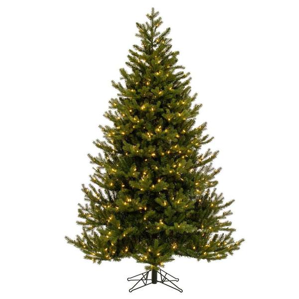 7.5' x 58" Artificial Washington Fra 700 Warm White LED Lights