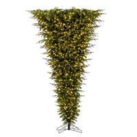 Vickerman 9' x 73" Artificial Upside Down Balsam Pine 1400 Warm White Lights