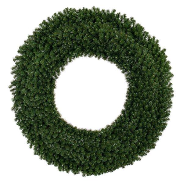 72" Green Deluxe Sequoia Pine Wreath Unlit