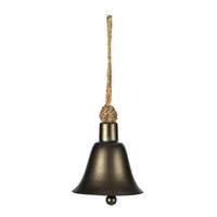 Vickerman 3.5" Matte Mocha Bell on Jute Cord Ornament (3 Pack)