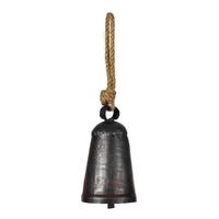 Vickerman 6" Matte Gunmetal Country Bell Ornament (2 Pack)