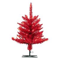 Vickerman 2' x 20" Red Fir DuraLit 50 Red LED