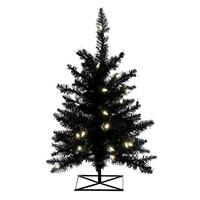 Vickerman 2' x 20" Black Fir DuraLit 50 Red LED